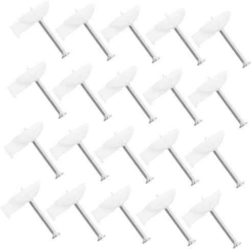 OSALADI 45pcs Wall Fixer Hole Kit 25mm Steel Nails Drywall Screws and Anchors for Hanging Wall Decor Wire Clips and Low Voltage Staples for Home and Office