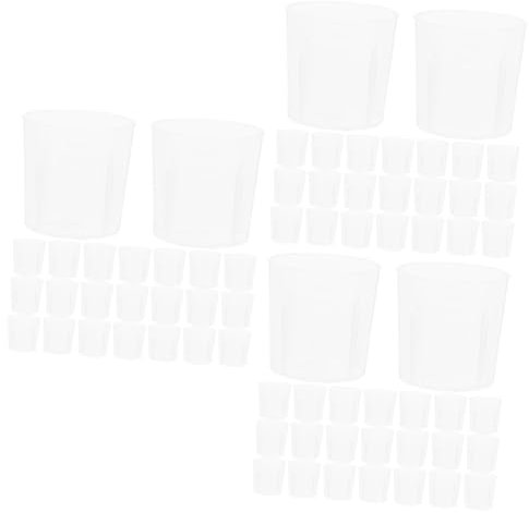 SOLUSTRE 300piezas Tazas Medidoras De Epoxi De Escala Doble Vasos De Mezcla Para Laboratorio y Manualidades Medición Precisa y Fácil De Leer