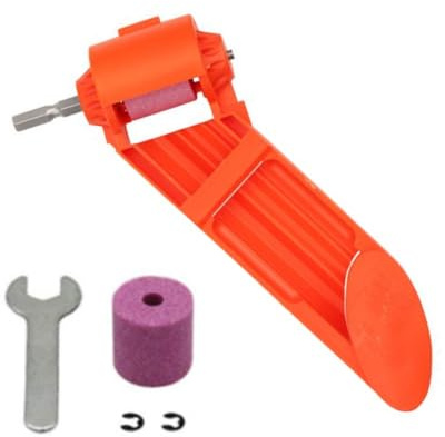 Drill Bit Sharpening Tool Set with Grinder Wrench and Stone Used in Wood Metal Plastic for Home Workshop