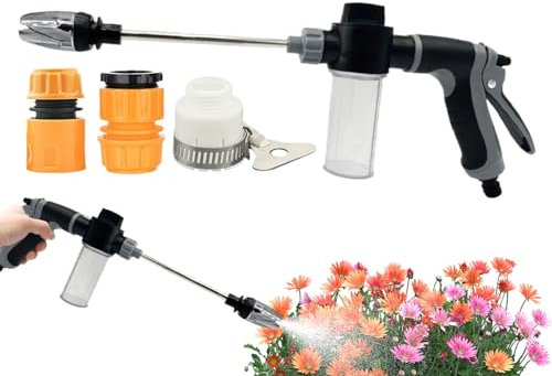 usefulbeauty Per Lavaggio Ad Alta Pressione,Tubo Pistola Per Idropulitrice - Valvola Polverizzatore Leggera Con Pulizia Precisa Per Prato Auto Lavaggio Impianto Idrico