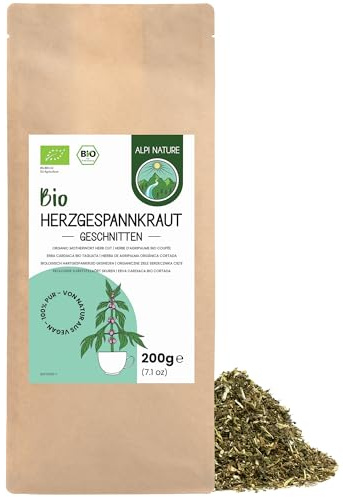 Alpi Nature Agripaume Infusion BIO 200g, bio Herbe d'Agripaume Séchée et Coupée, Tisane en Vrac