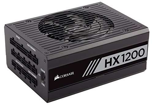Corsair HX1200 unidad de - Fuente de alimentación (1200 W, 100 - 240 V, 47 - 63 Hz, 15 - 7.5 A, 1200 W, 9,6 W)
