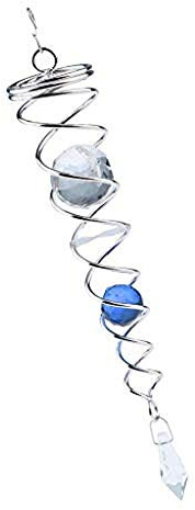 Garden Crystal Twister Windspiel, Sonnenfänger, 19,1 cm, AOD (blau)