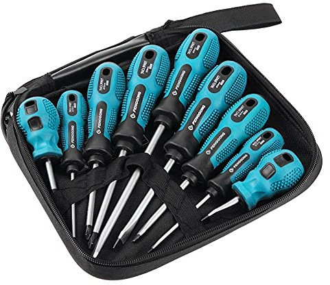 XYXXBB Screwdriver Set 9pcs Useful Multi-Bit Tools Screwdrivers Home Repair Kit Screw Driver Cross-Shaped Magnetic Bit Insulated Handle