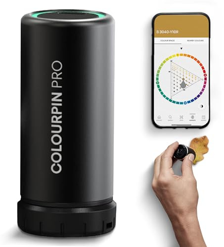 NCS Colourpin PRO | Portable Color Reader for Textiles | Recognize Colors Instantly | Bluetooth Matching Tool, Sensor Scanner Analyzer