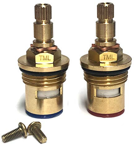 Replacement Cartridges for Bristan Cashew Blitz Easyfit Kitchen Tap (Supplied with Screws) 5504450 Pair of Valves