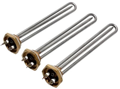 DAIKK 220V 1KW/1.5KW/2KW Electric Water Tubular Heater Immersion Heating Element 1 1/4 Inch Thread With Probe Tube cuicui (Size : 220, Color : 2KW 260mmL)