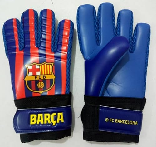 FCB FC Barcelona officiella målvaktshandskar för barn (storlek 3)