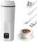 Bollitore Elettrico da Viaggio, Afenau 500ML Bollitore Portatile con 6 Controlli di Temperatura, 2 in 1 Bollitore da Viaggio, Bollitore Elettrico Portatile per Viaggiare, Campeggio