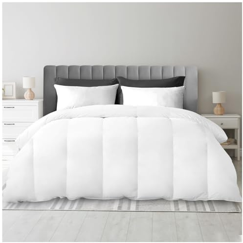 GC GAVENO CAVAILIA Super King Size Duvet - Easy Care Soft Warm Bedding 13.5 Tog Coverless Quilt - Anti-Allergy Winter Duvet - Hypoallergenic Superking Duvets (220x260 cm), Comforter Washable White