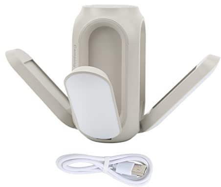 Lantern de Camping Rechargeable, Batterie de 8000mAh, Lumière étanche IPX5 avec 4 Modes, Lampe de Camping Extérieure Portable, Banque D'alimentation D'urgence et Conception