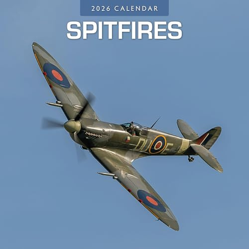 Spitfires - 2026 Square Wall Calendar - by Red Robin Publishing