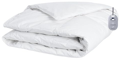 Dedstore-Baby Daunen-Kassettendecke 135x200 cm – Premium Daunendecke Sommerdecke mit 600 g Füllung – Atmungsaktiv, Decke ist hypoallergen & Oeko-TEX/R.D.S Zertifiziert Sommerdecke Duvet