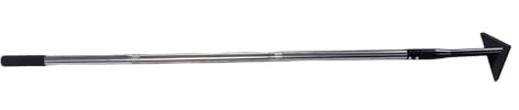 Asixxsix Azada Triangular, azada de jardín Triangular de Acero al Carbono con Largo Ajustable y Desmontable de Acero Inoxidable de 145 cm, Herramienta de jardinería para cavar