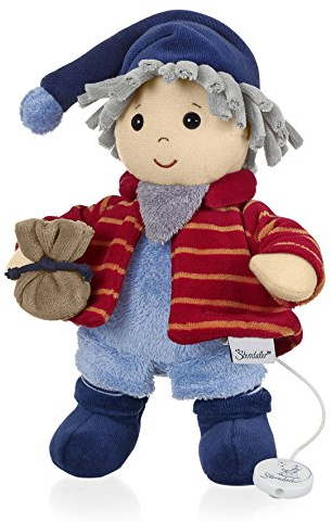 Sterntaler 6011734 Spieluhr, Kuschel-Sandmann, Austauschbares Spielwerk, 0 Monate to 3 Jahre, Größe: M, Bunt