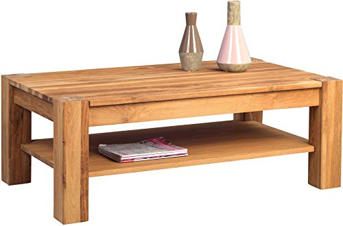M2 Kollektion Nils Couchtisch, Holz, wildeiche, 120 x 70 x 45 cm