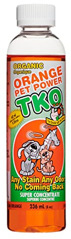 Organic Orange TKO Pet Power Concentrated Multi-Purpose Citrus Cleaner, Deodorizer, Stain Remover (8oz)