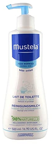 Mustela Peau Normale Bebe Lait de Toilette, 500ml