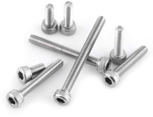 160Pcs Viti a Esagono Acciaio Inossidabile M3 6-30mm Kit con Custodia Anticorrosione