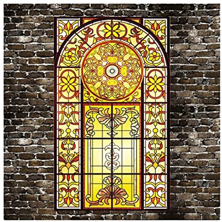 Siunwdiy Selbsthaftend-Glasoberflächen Sichtschutzfolie,Fensterfolie Bunt Privatsphäre Glas Sichtschutzfolie Bad Blickdicht Selbsthaftend Dekorfolie,A,70x90cm