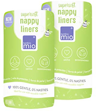 Bambino Mio, Supersoft Windelvlies, biologisch abbaubar, 2 x 100 Stück