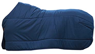 Kentucky Horsewear: Klassisches Unterdecke-Pferdeblanket, Größe 145, Farbe Navy, Mikrofaser/Polyester-Baumwolle, Winter, Rundhalsausschnitt, Einfarbig, Leicht, Unisex, Pferd, Blau, Pull On