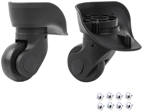 Roues de Valise,1 Paire Roues pour Bagages,Roues de Rechange,W041-2 S | Bagages Valise roulettes pour Chariot Valise Malle