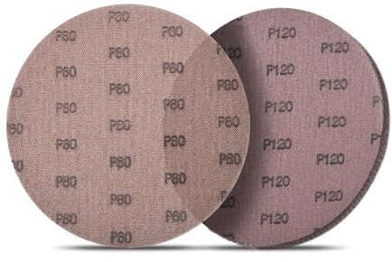 Befun 10 Stück Schleifgitter 225mm Klett, Schleifnetz 80/120/180/240/320# | Beflockte Oberfläche, Schleifscheibe Antiblockierende Schleifpads Schleifpapier für Deckenschleifer Trockenbauschleifer