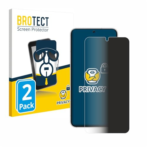 brotect Protection Anti-Espion pour Samsung Galaxy S22 5G | 2 Pièces Anti-Spy Protection d'écran Made in Germany Privacy Film Écran de Confidentialité Clair