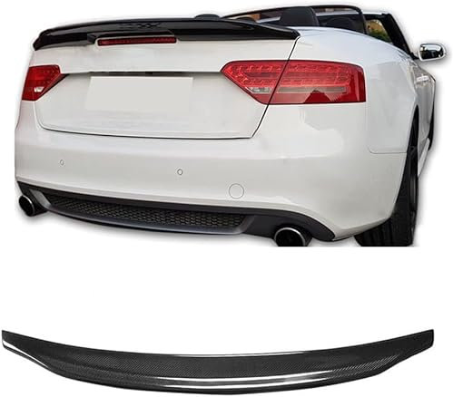 HJFeng Auto Heckspoiler für Audi A5 Base Sline S5 Convertible 2008-2016, Kofferraumspoiler Rear Wing Car Roof Spoiler Wings Heckklappe Dachspoiler Accessories Modifikation