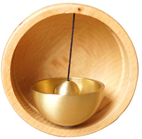Homoyoyo Door Bell Chime Japanese Decorative Wooden Chime Easy Install for Home Office
