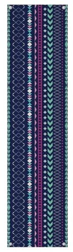Style Wave Auvent avec œillets – Pare-soleil personnalisable pour restaurants, camping, pavillons – Grande couverture de plafond extérieure de 60 x 500 cm