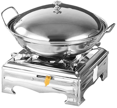 YNPQTDS 20x20x9.5 cm Hornillo Camping De Alcohol Estufa De Alcohol Estufa de espíritu de camping quemador portátil Con Soporte de Acero Inoxidable para barbacoa al aire libre olla caliente mochilero