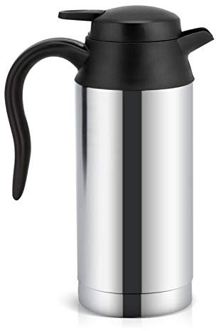 Voiture de Voiture, Chauffage d'eau électrique Portable de la électrique 12V 750 Ml de Chauffage en Acier Inoxydable pour Voyager