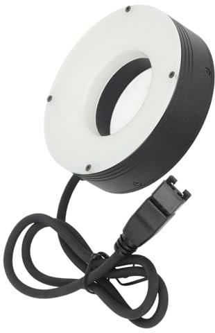 Generic Microscope Ring Light Lamp, Easy To Install 24V Practical High Brightness Stable Performance Versatile Microscope LED Ring Lamp for Small Lathe