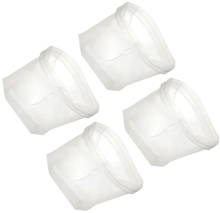 POPETPOP 4Pièces Sachet Filtre à Lait de Soja Réutilisable de Grand pour Lait de Noix Jus et Yogourt Fermenté Étamine de