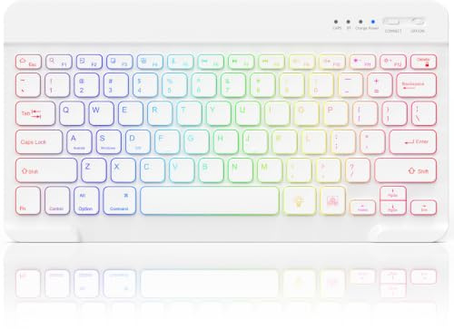 BAMCOO Bluetooth Keyboard for iPad Wireless Keyboard | Compatible with iPad 10th/10.2(9th/8th/7th Generation), Air 5th/4th, Pro 11/12.9, 9.7, Mini and All Bluetooth Devices