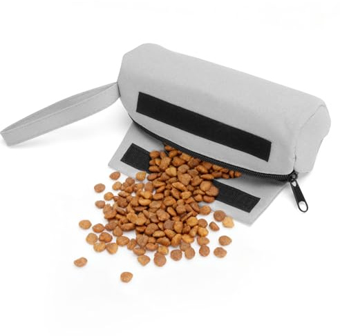 GZRXIOUS Borsa Porta Snack per Cani – Borsetta da Addestramento Impermeabile in Tessuto Oxford – Porta Premi con Scomparti Multipli, Apertura a Una Mano, Ideale per Educazione e Training del Cane