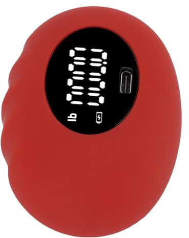 Cocoarm Tester di Forza della Presa della Mano, Dinamometro Elettronico in Silicone da 180 Kg 396 Libbre USB C Ricaricabile Allenatore con Presa Ergonomica per Esercizi di Terapia per Atleti di (LB)