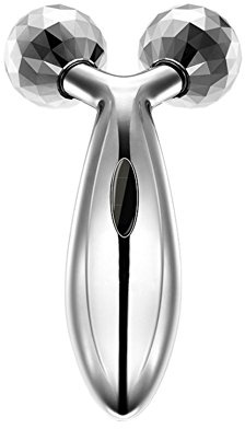 Jiahao 3D-Roller, Gesichtsmassagegerät, V-Form, silberfarben