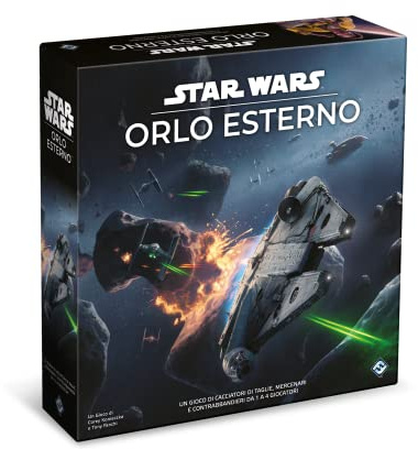 Asmodee, Star Wars: Orlo Esterno, Gioco da Tavolo, 1-4 Giocatori, 14+ Giocatori, Edizione in Italiano