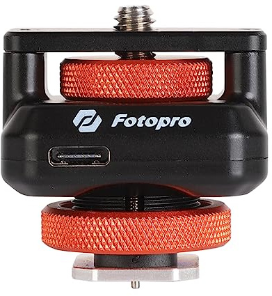 Fotopro Soporte para monitor con adaptador de zapata de flash, tornillo de 1/4 pulgadas, adaptador Bluetooth para monopié, trípode, cámara, selfie stick