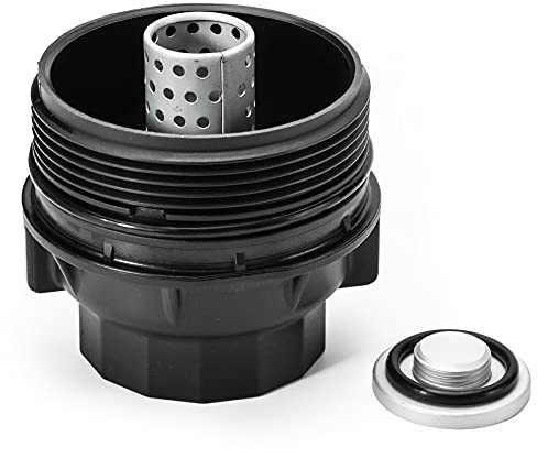 Oil Filter Housing Cap For 2009-2019 Toyota Camry Tacoma Highlander RAV4 Avalon Sienna Venza, Oil Filter Cap 2009 2010 2011 2012 2013 2014 2015 2016 2017 2018 2019 2020,15620-36010,15620-36020