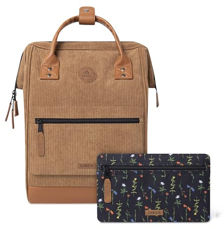 CABAIA Sac à Dos Adventurer Dubai 18L - Ordinateur 13 - Déperlant | Bagage cabine · Ouverture grand angle · Système MOLLE pochettes interchangeables · Certifié Vegan · Conçu pour durer