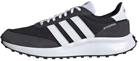 adidas Run 70s Lifestyle Running Shoes, Zapatos Hombre, Core Black/Cloud White/Carbon, 43 1/3 EU
