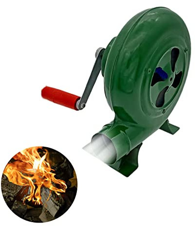Ontihang Tragbares Grillluftgebläse für den Innenbereich mit Kaminbälgen, mit manueller Geschwindigkeitsregelung für Camping/Picknick/Outdoor-Aktivitäten