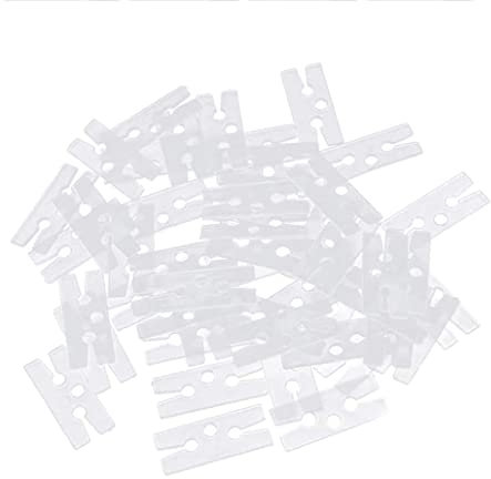 HREDZEO Clip per Palloncini,200 Pcs Portatili a forma di H con Morsetto per Bocca a Palloncino La Chiusura del Palloncino Previene le Perdite per la Sigillatura