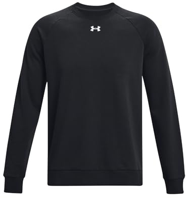 Under Armour Rival Fleece Crew, bequemer und atmungsaktiver Langarm-Fleece, Herrenpullover aus schnell trocknendem Stoff