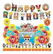 One Piece Party Supplies - Birthday Decorations, Balloons, Cake Decorations & Banners