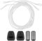 Endoto Schnürsenkel für Schuhe, Ersatz Ohne Binden Schuhbänder Shoelaces Laces Kit (Weiß, 56 Zoll)